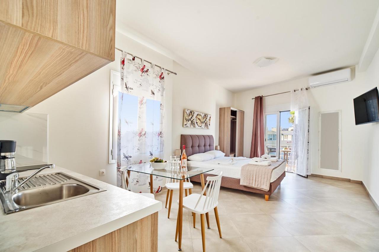 Adele Apartment Kíssamos Exteriör bild